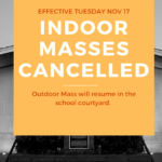 NO INDOOR MASS – WEBSITE