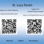 St Lucy Offertory ADA QR