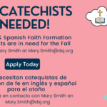Catechist-Needed-English-Faith-Formation