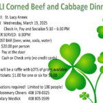 Corned Beef and Cabbage Dinner Flyer – 2025